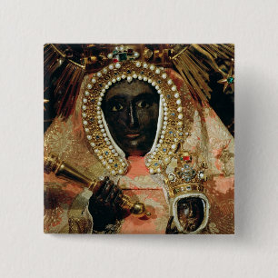 The Guadalupe Madonna Button