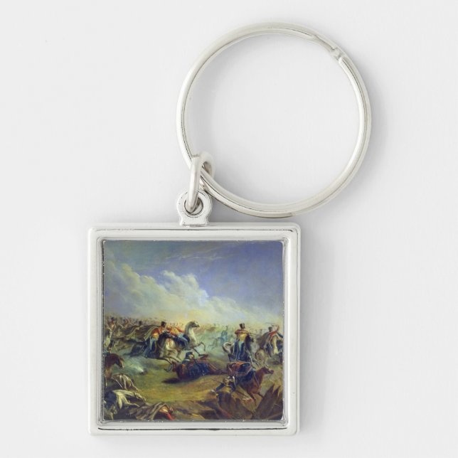 The Guard hussars attacking near Warsaw Keychain (Front)
