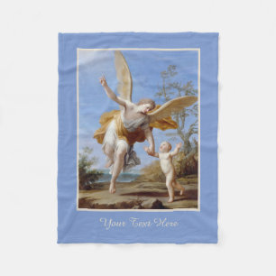 "The Guardian Angel" custom fleece blanket