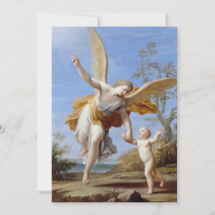 "The Guardian Angel" custom invitations