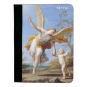 "The Guardian Angel" custom monogram padfolio (Front)