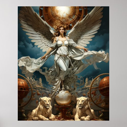 The Guardian Angel painting Poster