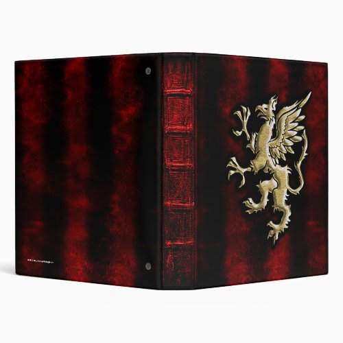 The Guardian Gryphon Grimiore Gothic Binder