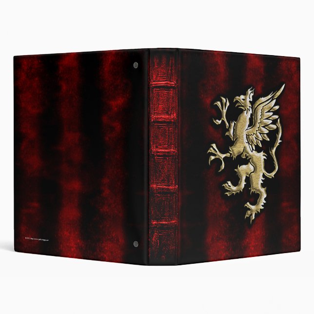 The Guardian Gryphon Grimiore Gothic Binder (Background)