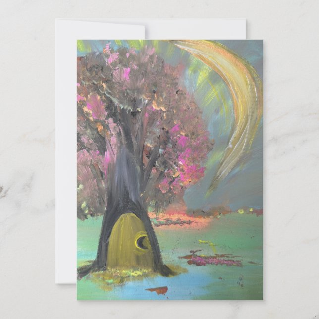 The guardian of silent secrets holiday card (Front)