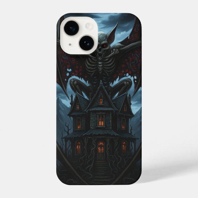 The Guardian of the Haunted Manor iPhone Case (Back)
