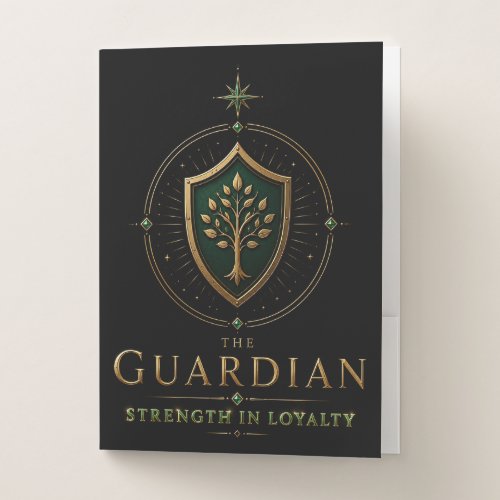 The Guardian Taurus Archetype Personalized Pocket Folder