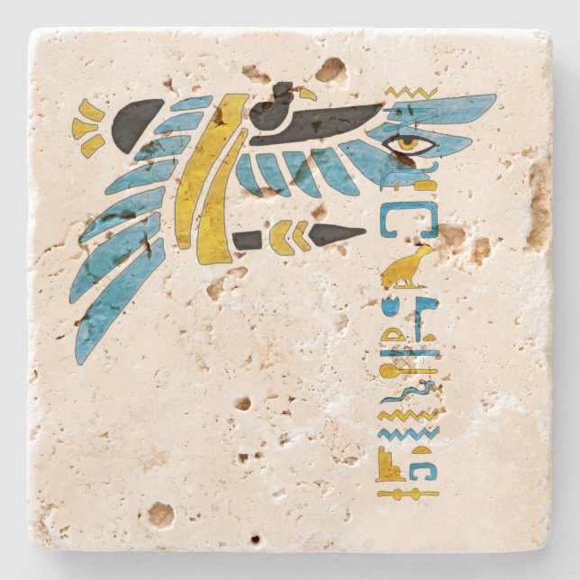 The Guardians Ibis Stone Coaster (Front)