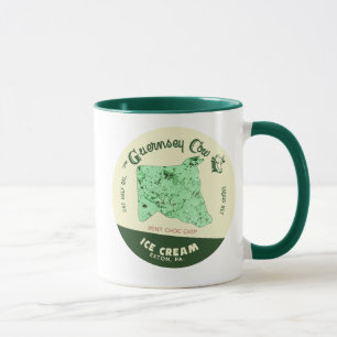 The Guernsey Cow Mint Chocolate Chip Ice Cream Mug