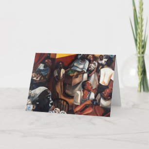 'The Guinea Hen Got Loose' Kwanzaa greeting card