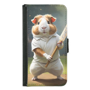 The Guinea Pig Cricketer: Dressed in Whites, Samsung Galaxy S5 Wallet Case