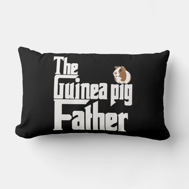 The Guinea Pig Father Lumbar Pillow (Front)
