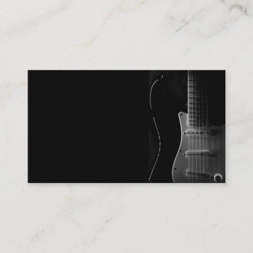 Customizable "THE GUITAR" BUSINESS CARD