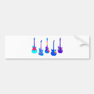 THE GUITAR ELECTRIFIED BUMPER STICKER