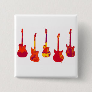 THE GUITAR LEGENDS PINBACK BUTTON