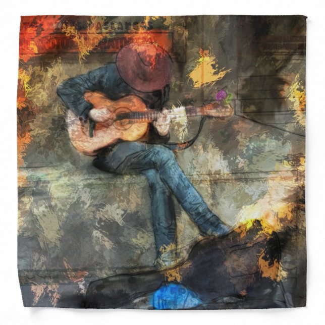 The Guitar Man Bandana (Front)