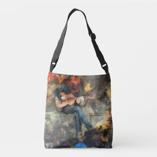 The Guitar Man Crossbody Bag