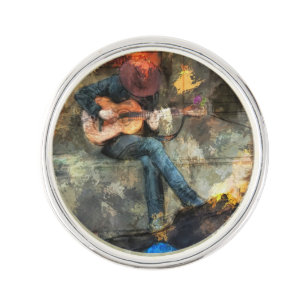 The Guitar Man Lapel Pin