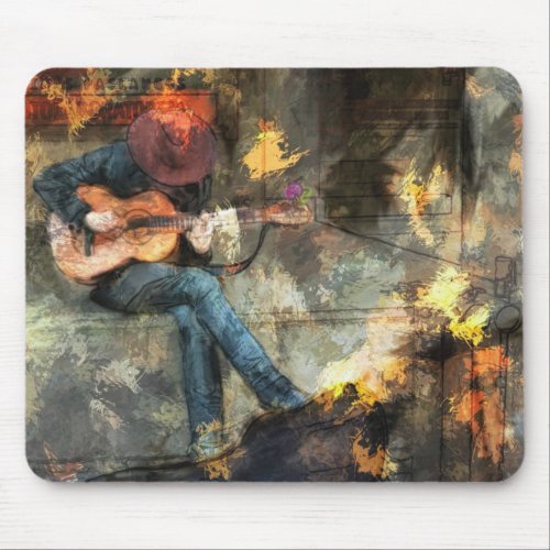 The Guitar Man Mouse Pad