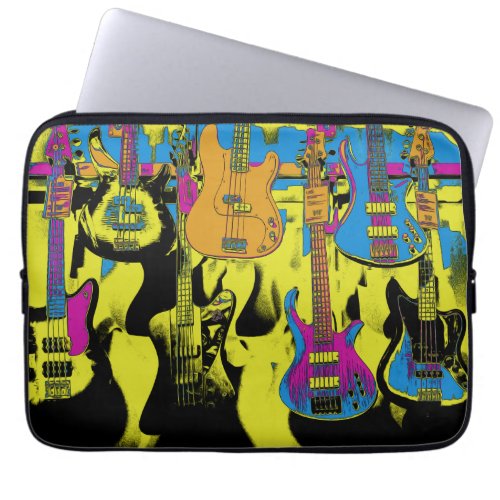 The Guitar Party _ Musical Instrument   Laptop Sleeve
