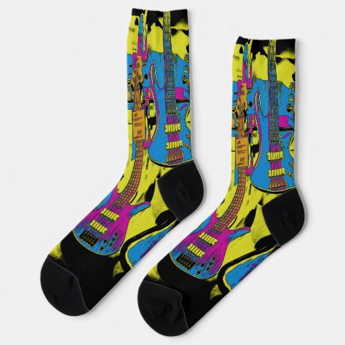 The Guitar Party _ Musical Instruments   Socks