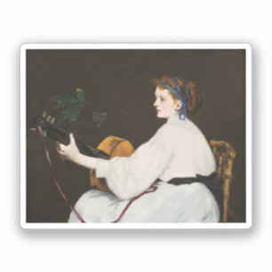 The Guitar Player by Édouard Manet Sticker