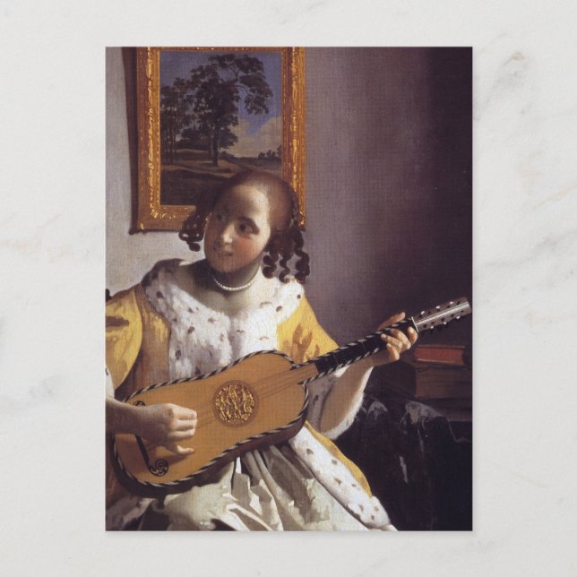 The Guitar Player Postcard (Front)