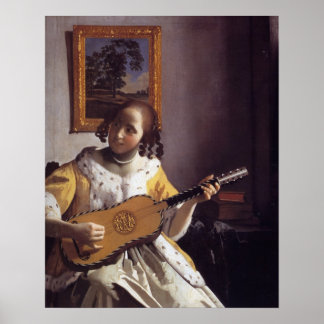 The Guitar Player Poster