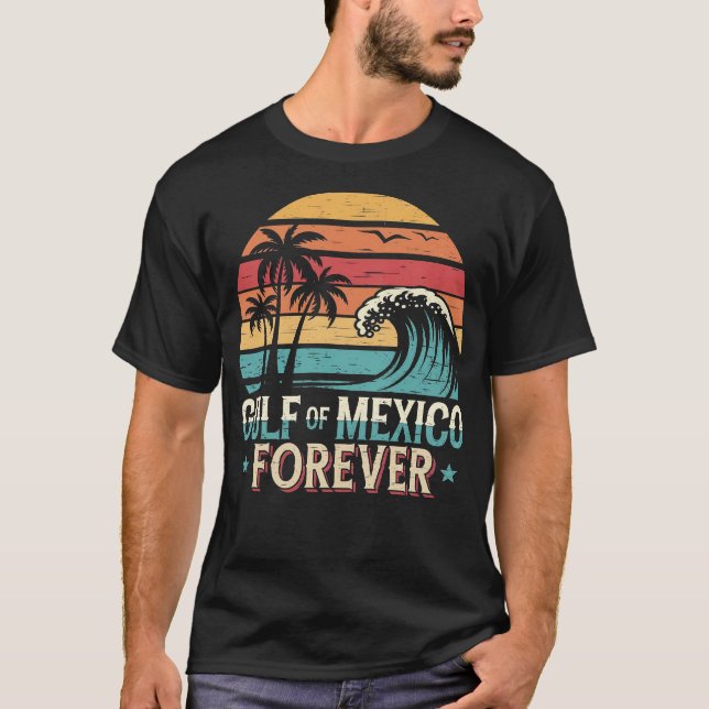 The Gulf of Mexico Forever Surfing T-Shirt (Front)