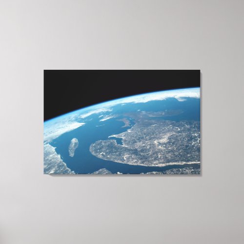 The Gulf Of St Lawrence And Canada Canvas Print