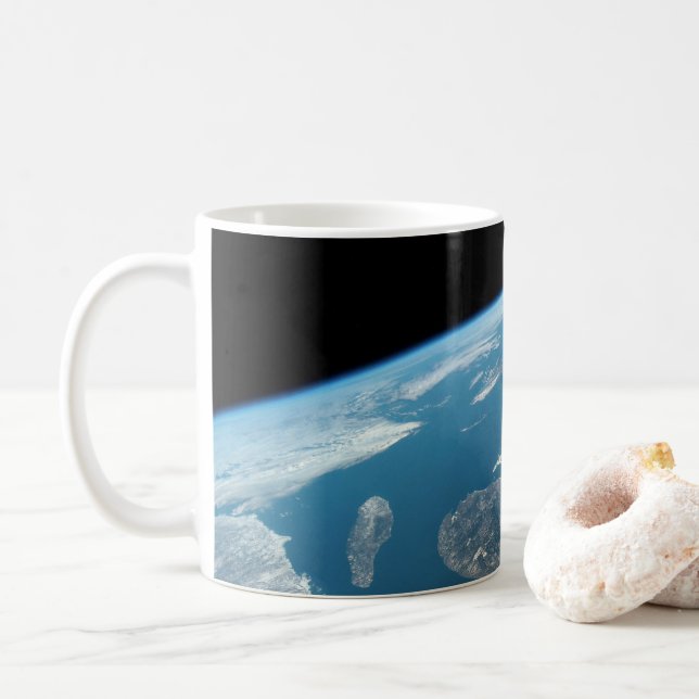 The Gulf Of St. Lawrence And Canada. Coffee Mug (With Donut)