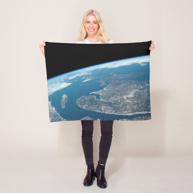 The Gulf Of St. Lawrence And Canada. Fleece Blanket (In Situ)