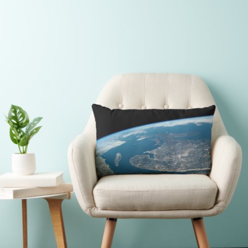 The Gulf Of St Lawrence And Canada Lumbar Pillow