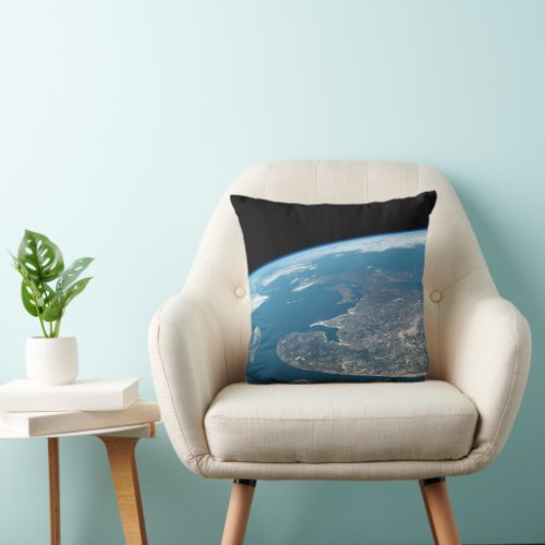 The Gulf Of St Lawrence And Canada Throw Pillow