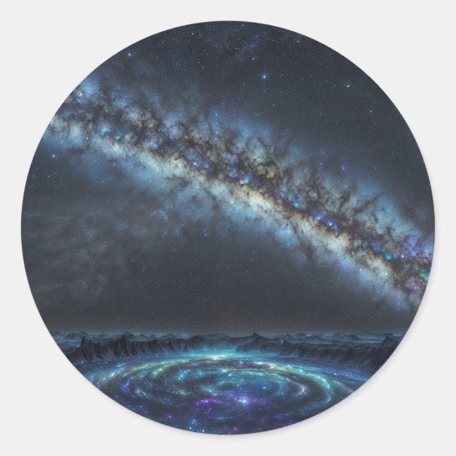 The Gulf of Stars Classic Round Sticker (Front)
