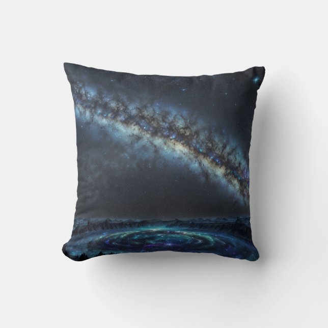 The Gulf of Stars Throw Pillow (Front)