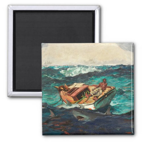 The Gulf Stream 1899 by Winslow Homer Magnet