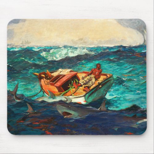 The Gulf Stream by Winslow Homer Mouse Pad