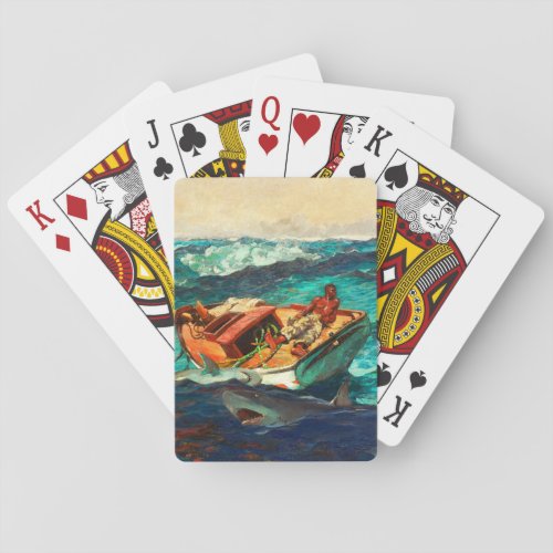 The Gulf Stream by Winslow Homer Poker Cards