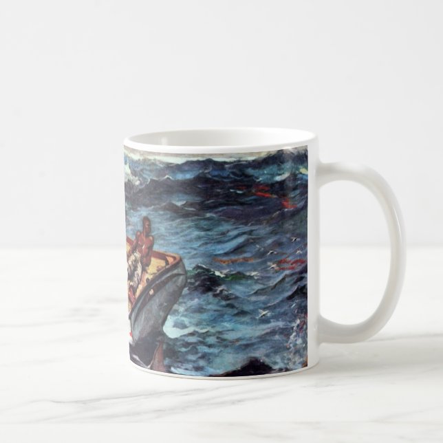 The Gulf Stream Gulf Stream By Homer Winslow Coffee Mug (Right)