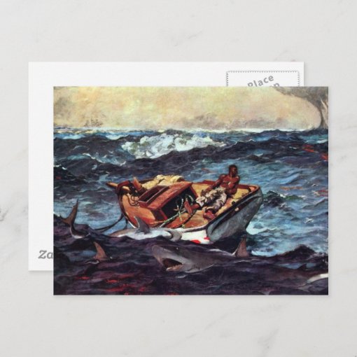 The Gulf Stream Gulf Stream By Homer Winslow Postcard Zazzle The Gulf Stream Gulf Stream By Homer Winslow Postcard Zazzle
