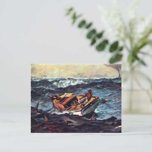 The Gulf Stream Gulf Stream By Homer Winslow Postcard Zazzle The Gulf Stream Gulf Stream By Homer Winslow Postcard Zazzle