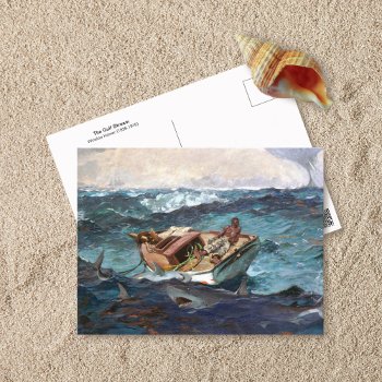 The Gulf Stream Winslow Homer Postcard by mangomoonstudio at Zazzle