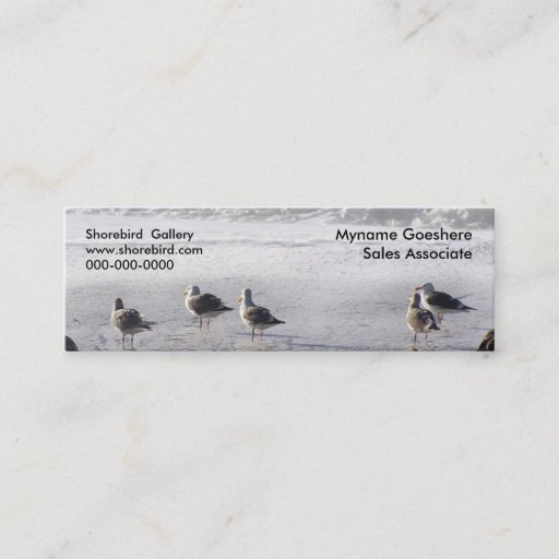 Customizable The gull squad business card template