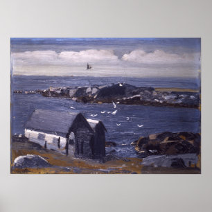 The Gulls, Monhegan by George Bellows Poster