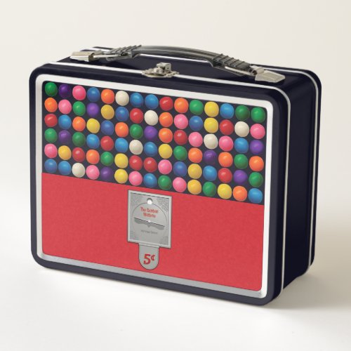 The Gumball Machine Metal Lunch Box