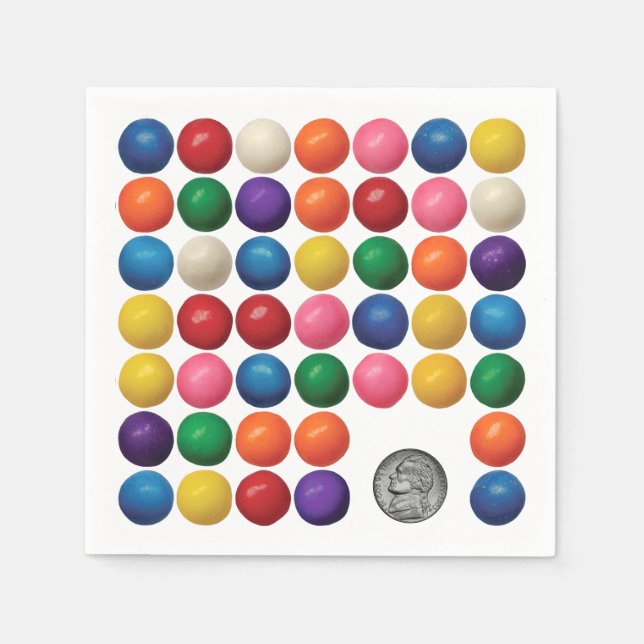 The Gumball Machine Napkins (Front)