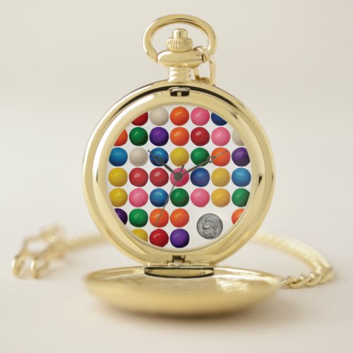 The Gumball Machine Pocket Watch