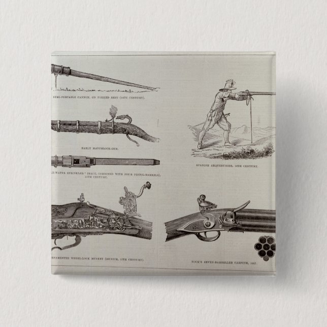 The Gun and its Development Pinback Button (Front)