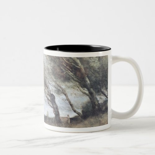 The Gust of Wind c1865_70 Two_Tone Coffee Mug